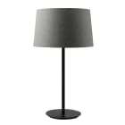 ROSSINI ILLUMINAZIONE - LAMPADA TAVOLO NERA/PARALUME CONICO ANTRACITE E27 IP20 VIV109NAN