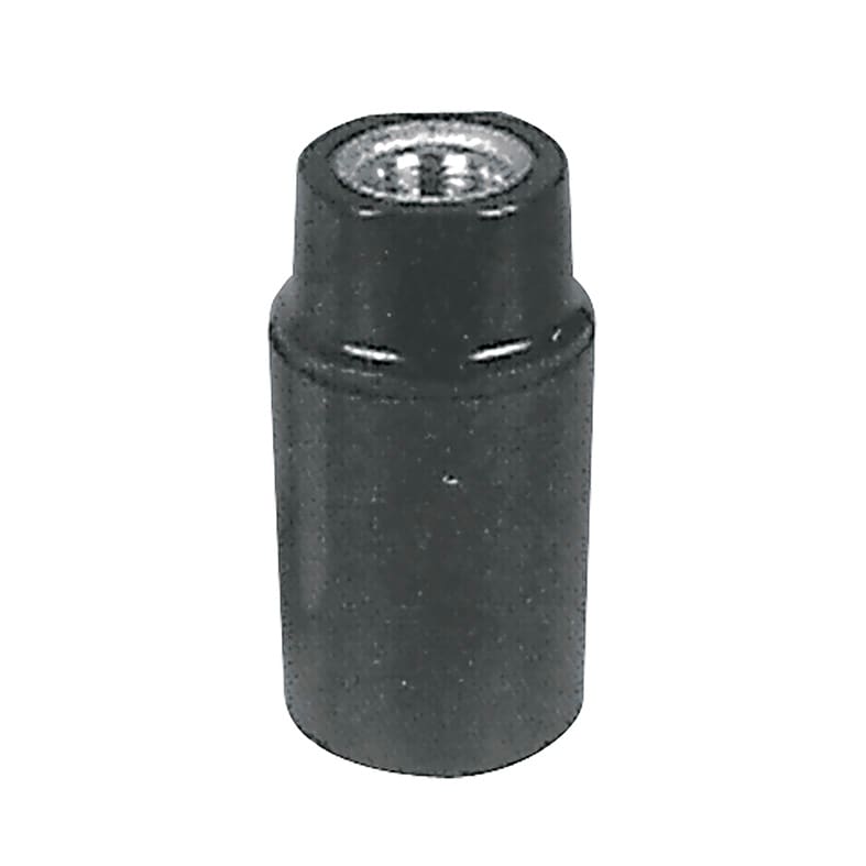 ROSSINI ILLUMINAZIONE - PORTALAMPADA LISCIO ATTACO E14 NERO W.9506-N