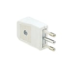 ROSSINI ILLUMINAZIONE - SPINA BIPOLARE CON MASSA A TERRA BIANCA 10A/250V W.9518-B
