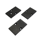 ROSSINI ILLUMINAZIONE - TESTATE TERMINALI NERE 3PZ WAS004N