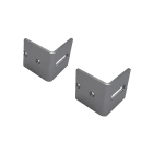 ROSSINI ILLUMINAZIONE - KIT FISSAGGIO PARETE GRIGIO 2PZ WAS005GR