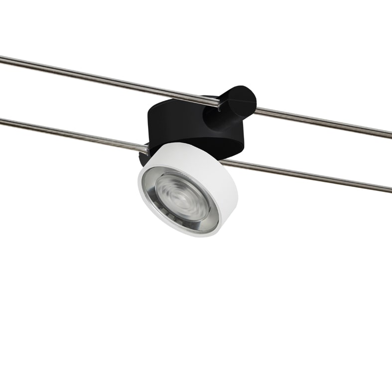 ROSSINI ILLUMINAZIONE - SISTEMA A TESATA NERO/BIANCO LED 13W 38 WIR018B
