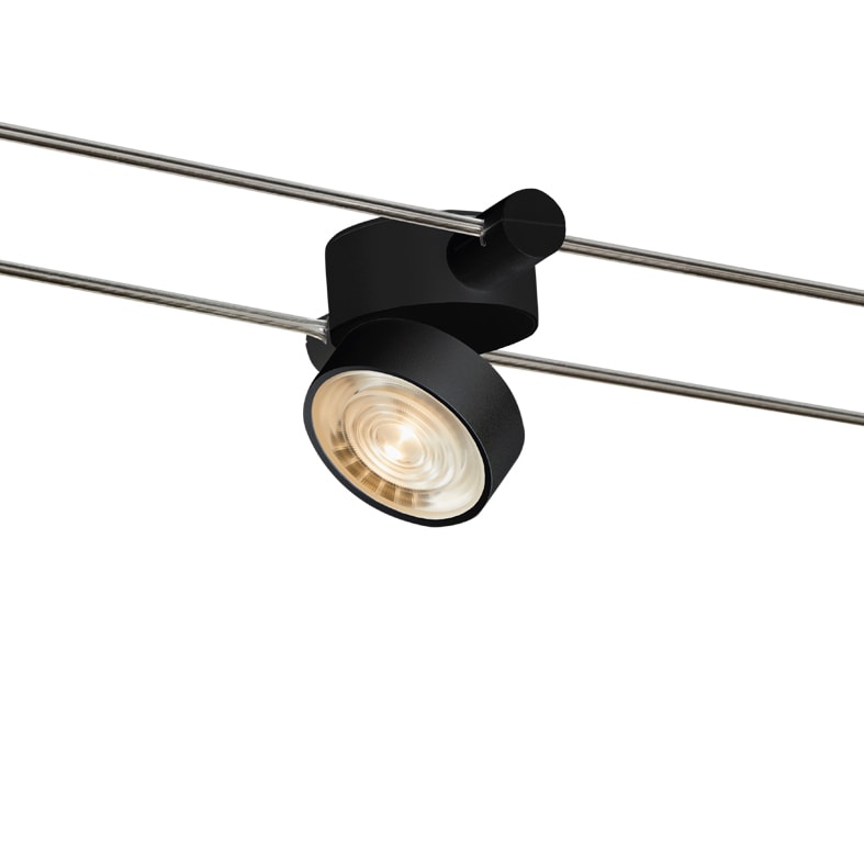 ROSSINI ILLUMINAZIONE - SISTEMA A TESATA NERO/NERO LED 13W 38 IP WIR018N