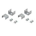 ROSSINI ILLUMINAZIONE - COPPIA STAFFE BIANCHE PER FISSAGGIO A PLAFONE PER YEN MONO E BINARIO YEN014B