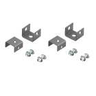 ROSSINI ILLUMINAZIONE - COPPIA STAFFE GRIGIE PER FISSAGGIO A PLAFONE PER YEN MONO E BINARIO YEN014GR