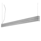 ROSSINI ILLUMINAZIONE - SISTEMA LINEARE BIEMISSIONE GRIGIO LED 36W 120° IP20 4000K CRI90 YEN108GR
