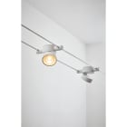 ROSSINI ILLUMINAZIONE - KIT FISSAGGIO NERO E ALIMENTATORE DA PARETE/PLAFONE PER WIRE/CABLE