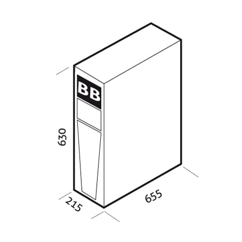 RIELLO UPS - BTC 1320 180V BB B1 2F
