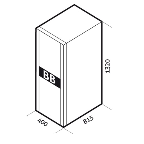 RIELLO UPS - BTC 1320 180V BB L5 2F