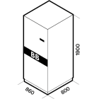 RIELLO UPS - BTC 1900 480V BB V8 3T