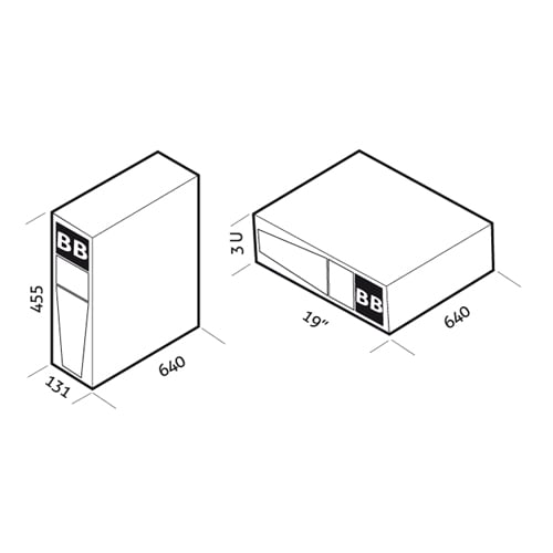 RIELLO UPS - BTC SDU  96V BB A5 KSDU096PA500NPA
