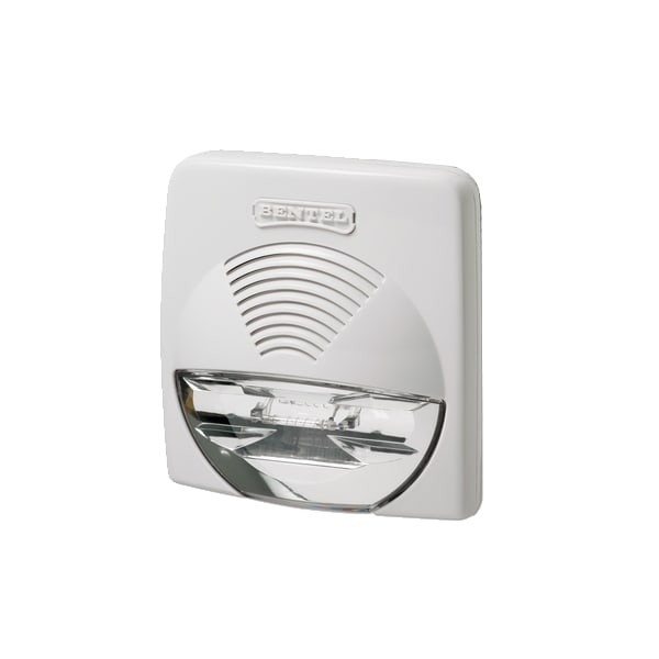 BENTEL - SIRENA 12 V BIANCA DA INTERNO CON STROBO