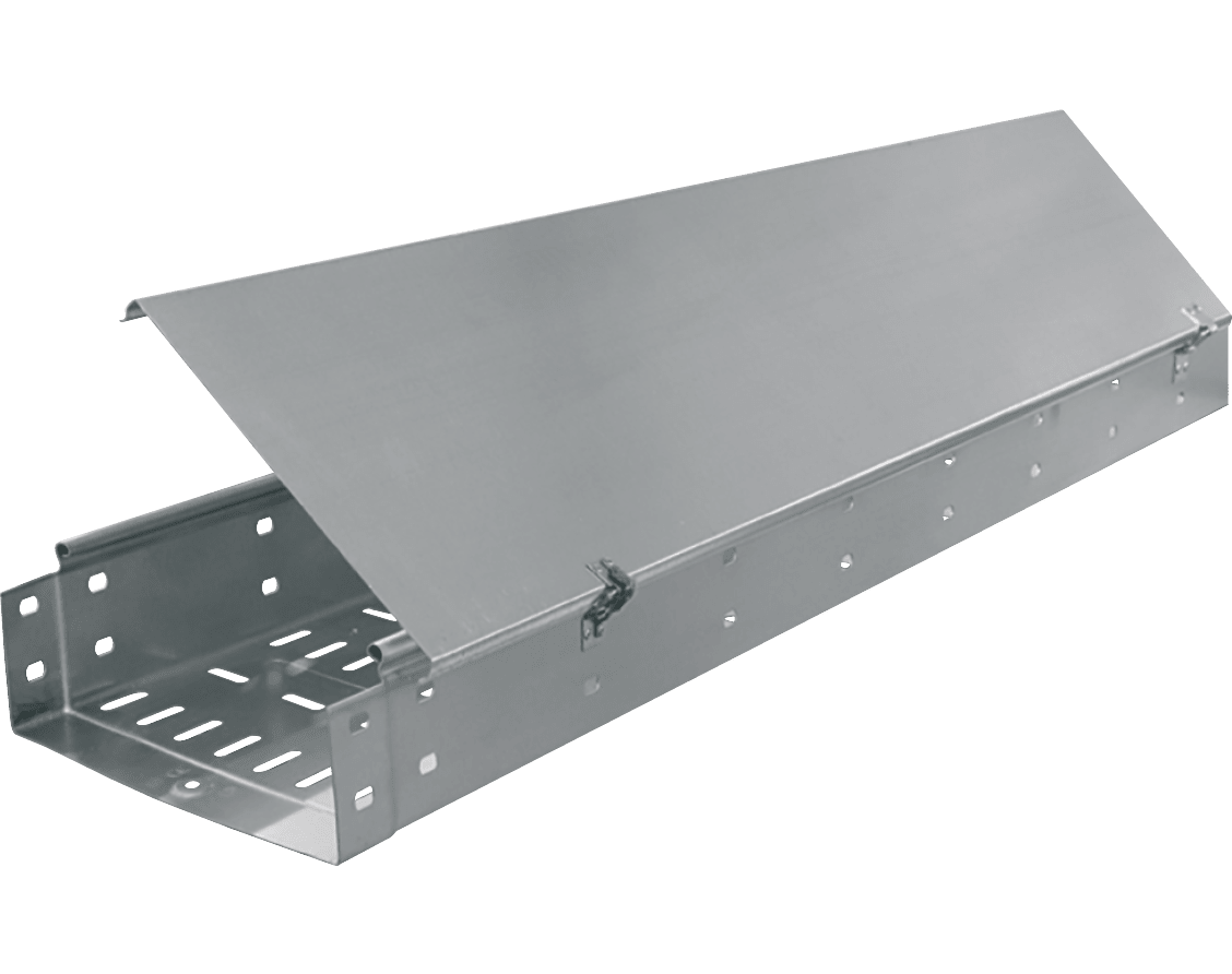 SATI - S5 Elemento rettilineo forato con coperchio incernierato  IP20  300x100 mt 3   ZS