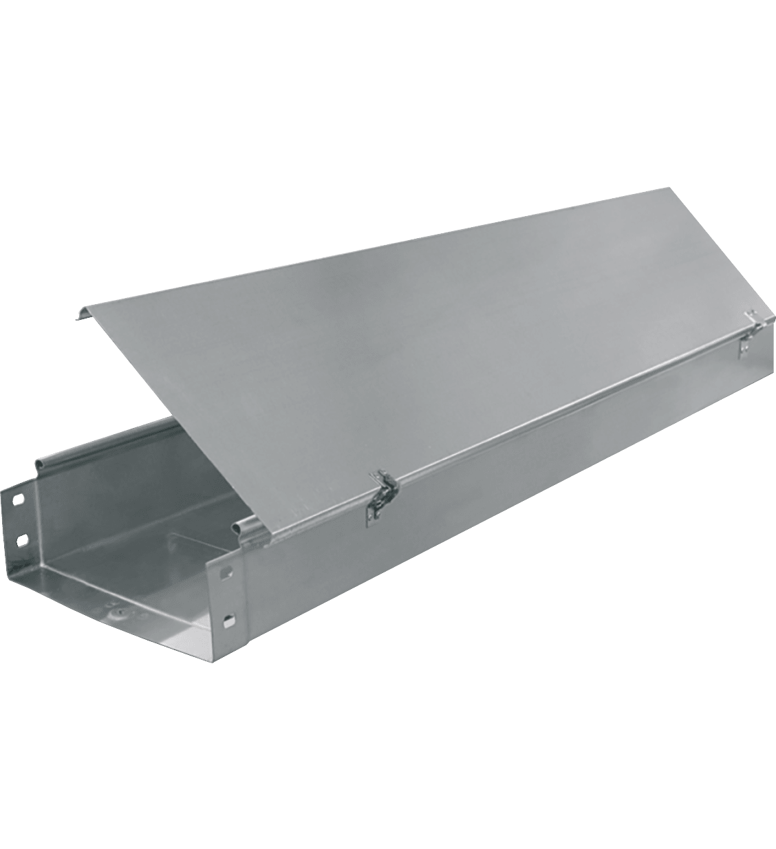 SATI - S5 Elemento rettilineo forato con coperchio incernierato  IP40  500x80 mt 3   ZS