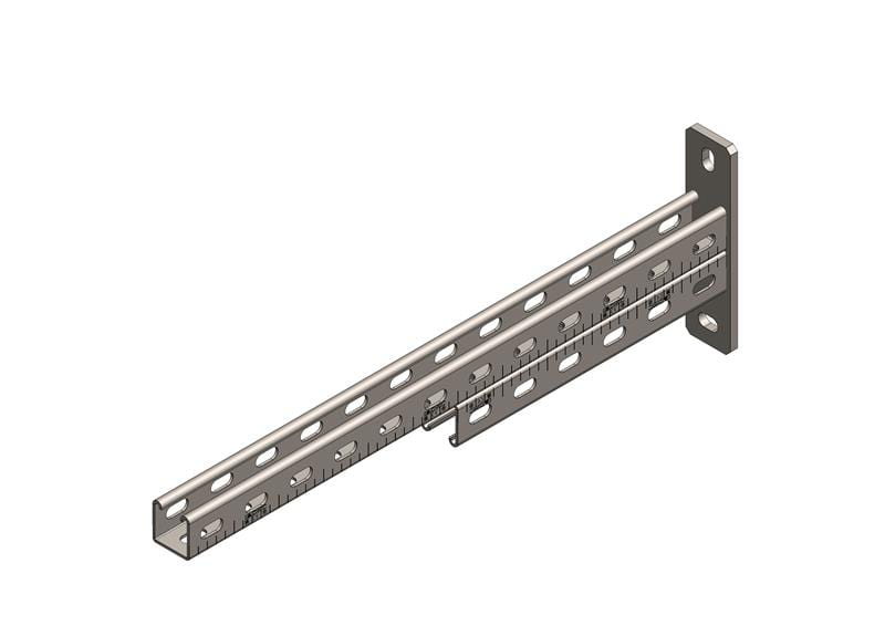 SATI - Mensola MPD dimensioni 41x41 mm base 600 ZF