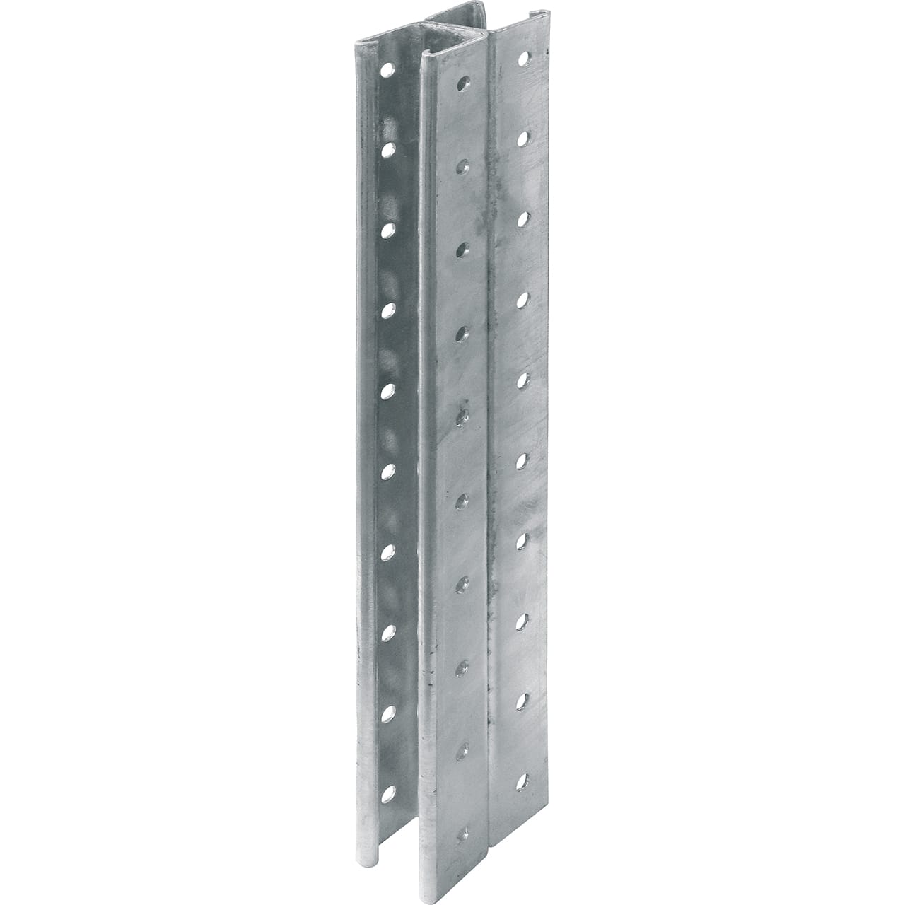 SATI - Profilato asolato doppio per sospensioni  dimensioni 82x41 mm  spessore 20/10  ZF