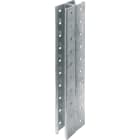 SATI - Profilato asolato doppio per sospensioni  dimensioni 82x41 mm  spessore 20/10  ZF