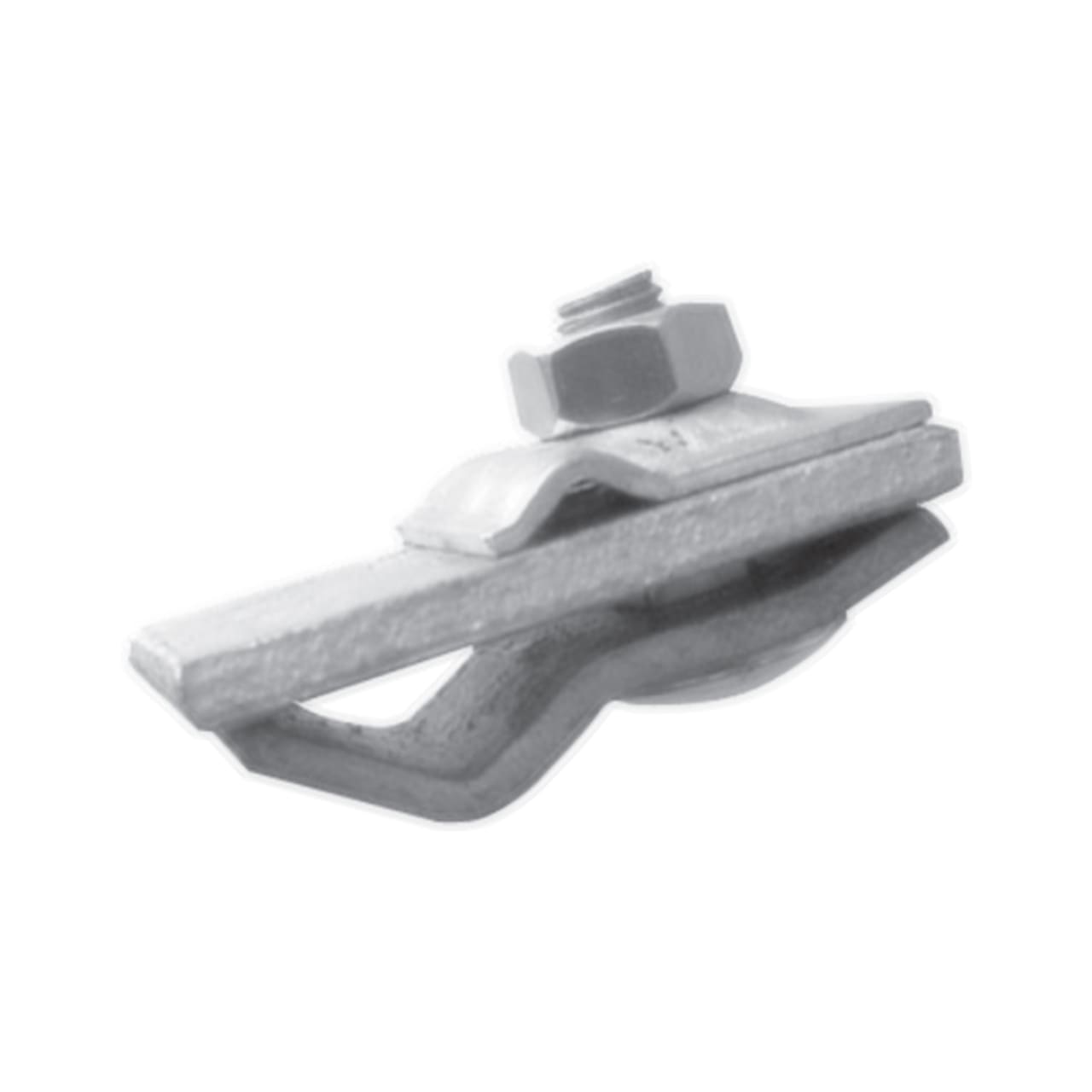 SATI - Morsetto per fissaggio per bandelle 40x4 mm con i ferri d'armatura diam. 17 mm