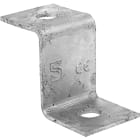SATI - Squadretta di ancoraggio a L zincata a caldo per piastre equipotenziali  dimensioni 40x75x50 mm