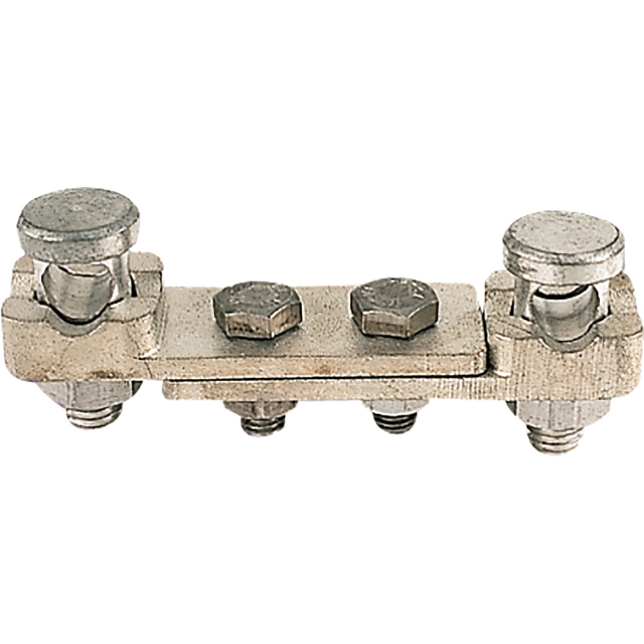 SATI - Morsetto di sezionamento per tondo in zamak  conduttore diametro 8-10 mm