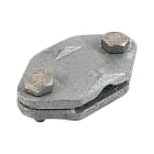 SATI - Morsetto di sezionamento tondo-piatto in zamak  per conduttore 8-10 mm e bandella 30x4 mm