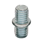 SATI - Doppio nipplo in acciaio zincato  filettatura M8  lunghezza 17 mm