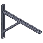 SATI - I5 mensola rinforzata 32x20 L650 mm S 2 IX