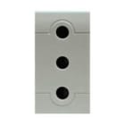 SCAME PARRE - PRESA 2P+T 16A 250V (P17) GRIGIA