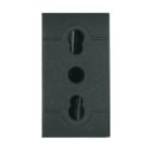 SCAME PARRE - PRESA 2P+T 16A 250V BIVAL.(P11/P17)ANTR.