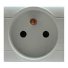 SCAME PARRE - PRESA 2P+T 16A 250V FRANCESE GRIGIA