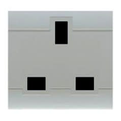 SCAME PARRE - PRESA 2P+T 13A 250V INGLESE  GRIGIA