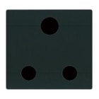 SCAME PARRE - PRESA SUDAFRICANA 16A 2P+T ANTRACITE