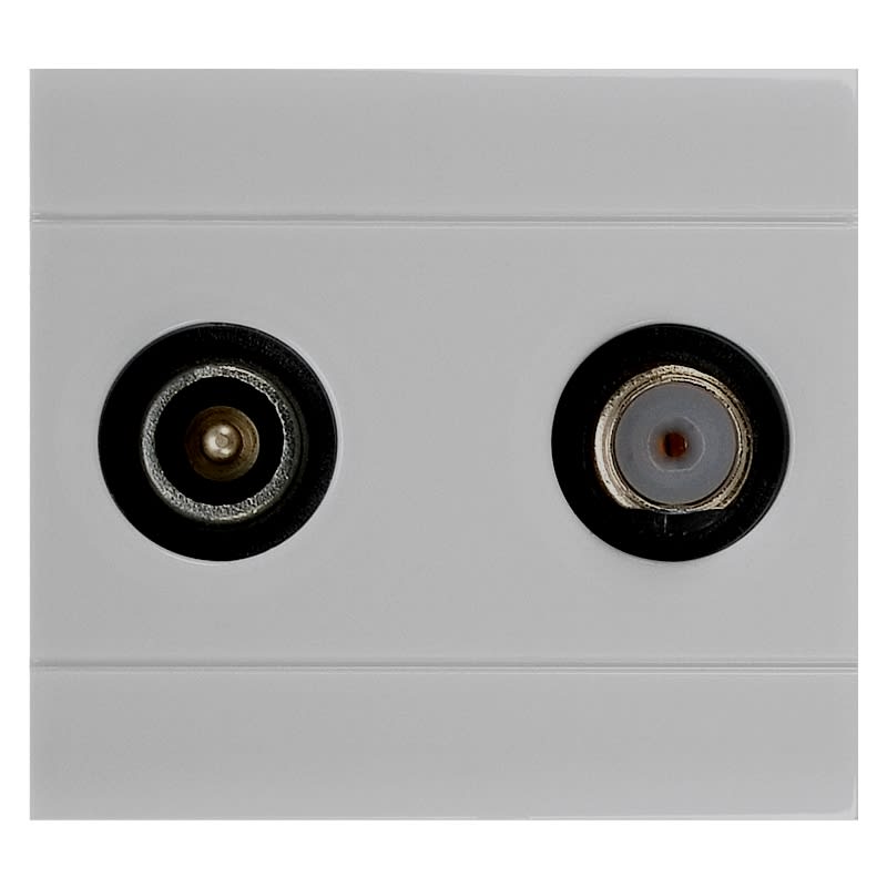 SCAME PARRE - PRESA TV/SAT GRIGIA