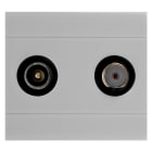 SCAME PARRE - PRESA TV/SAT GRIGIA