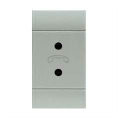 SCAME PARRE - PRESA TELEFONICA SPEC.SIRIA 2P 48V GRIG.