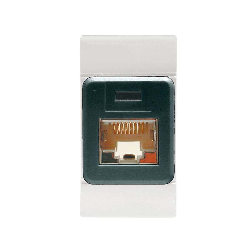 SCAME PARRE - PRESA EDP RJ45CAT.6 8/8UTP(N/SCHER.) GR