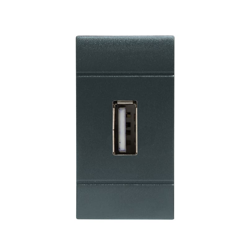 SCAME PARRE - PRESA USB 2.1A ANTRACITE