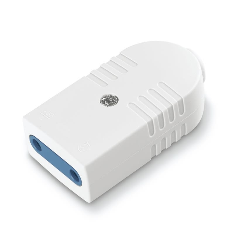 SCAME PARRE - PRESA SERIE AZZURRA 2P   10A BIANCA