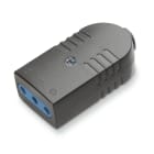 SCAME PARRE - PRESA SERIE AZZURRA 2P+T 10A NERA
