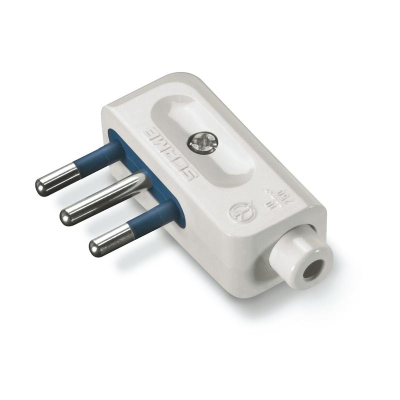SCAME PARRE - SPINA BLUELINE EXTRAP. 2P+T 10A  BIANCA