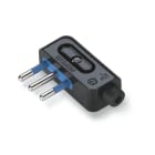 SCAME PARRE - SPINA BLUELINE EXTRAP. 2P+T 10A NERA