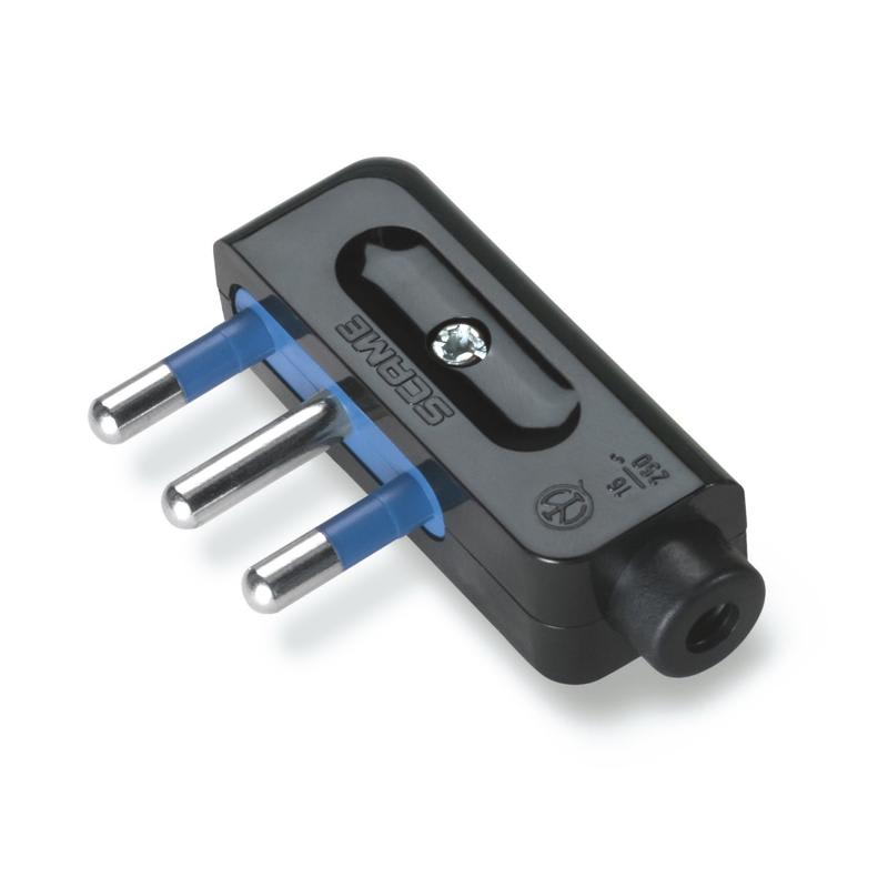 SCAME PARRE - SPINA BLUELINE EXTRAP. 2P+T 16A  NERA