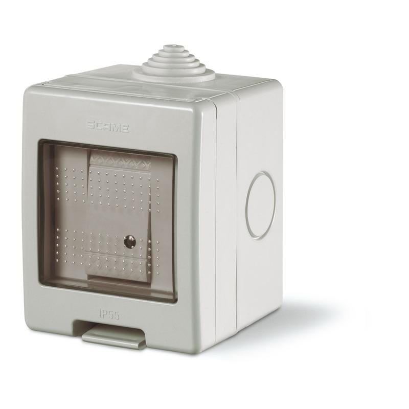 SCAME PARRE - CONT.IP55 1 MOD.+ 1 PULS.16A UNIP.NA