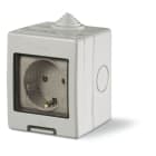 SCAME PARRE - CONT.IP55 2 MOD.+ 1 PR.TED. C/SHUTTER