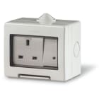 SCAME PARRE - CONT.IP55 3MOD.+1 INT.16A UNIP.+1 PR.ING