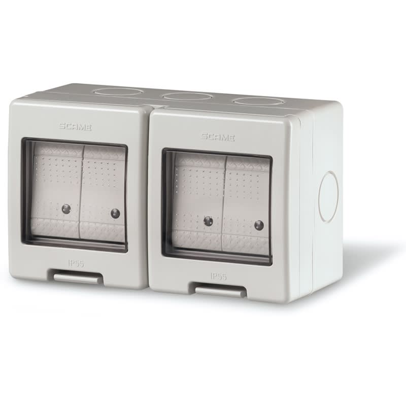 SCAME PARRE - CONT.IP55 2+2 MOD.+ 4 DEV.16A UNIP.