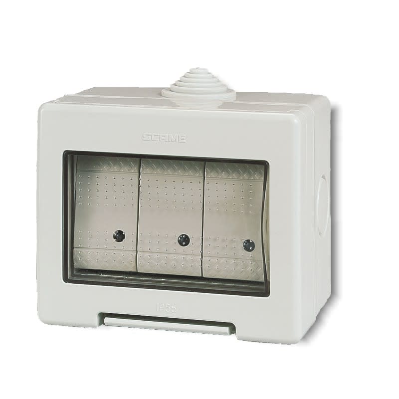 SCAME PARRE - CONT.IP55 2+2 MOD.+ 2 PR.FRANCESI