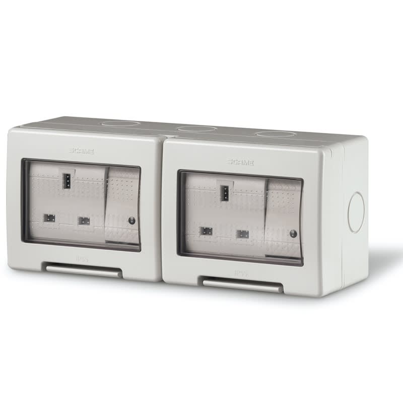 SCAME PARRE - CONT.IP55 3+3M +2 INT.16A UNIP.+2 PR.ING