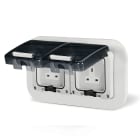 SCAME PARRE - DOPPIA PRESA BS1363 13A INCASSO