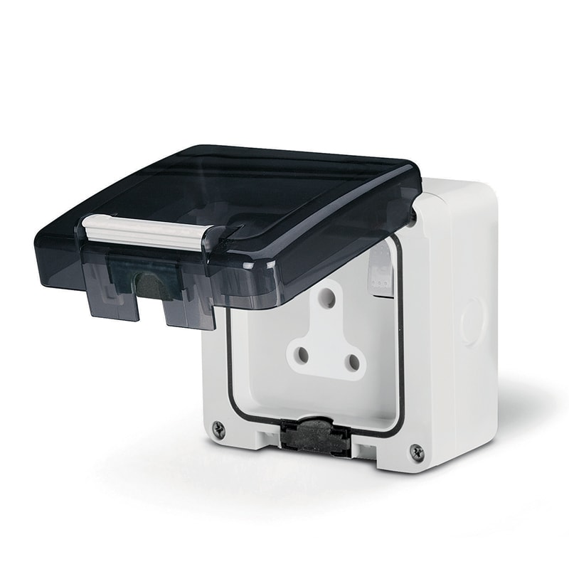 SCAME PARRE - PRESA 15A CON INTERRUTTORE PARETE